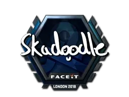 Sticker | Skadoodle (Foil) | London 2018 - $ 16.68