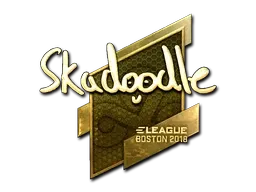 Sticker | Skadoodle (Gold) | Boston 2018 - $ 1392.70