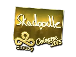 Sticker | Skadoodle (Gold) | Cologne 2015 - $ 32.20