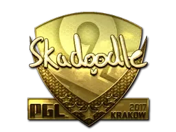 Sticker | Skadoodle (Gold) | Krakow 2017 - $ 1954.21