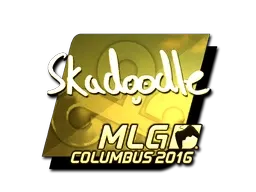 Sticker | Skadoodle (Gold) | MLG Columbus 2016 - $ 39.16
