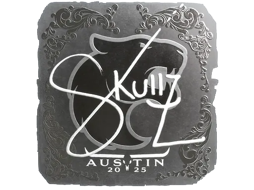 Sticker | skullz (Foil) | Austin 2025 - $ 0.06