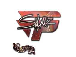 Sticker | skullz (Holo) | Paris 2023 - $ 0.19