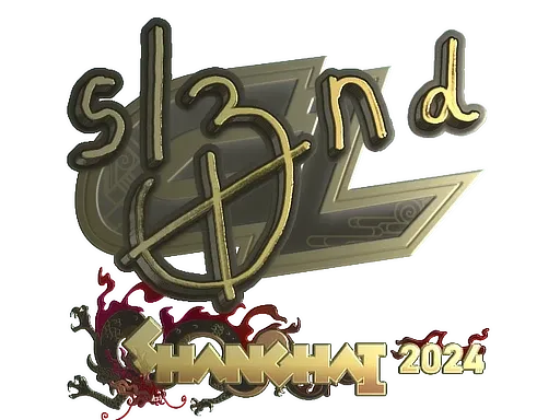 Sticker | sl3nd (Gold) | Shanghai 2024 - $ 1.88