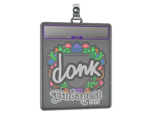 Sticker Slab | donk (Embroidered) | Budapest 2025 - $ 1.29