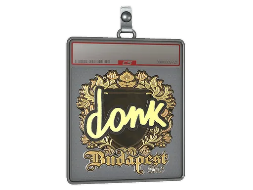 Sticker Slab | donk (Gold) | Budapest 2025 - $ 54.65