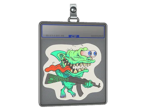 Sticker Slab | Green Shark Shooter - $ 3.73