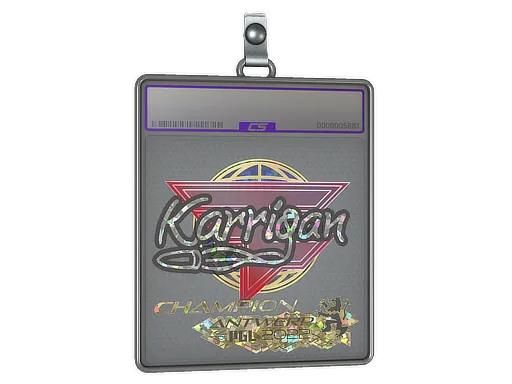 Sticker Slab | karrigan (Glitter, Champion) | Antwerp 2022 - $ 2.29