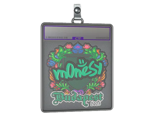 Sticker Slab | m0NESY (Embroidered) | Budapest 2025 - $ 1.07
