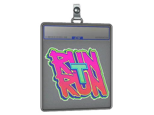 Sticker Slab | Run T, Run - $ 1.22
