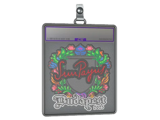 Sticker Slab | SunPayus (Embroidered) | Budapest 2025 - $ 0.74