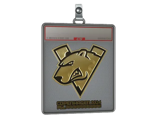 Sticker Slab | Virtus.pro (Gold) | Copenhagen 2024 - $ 10.00