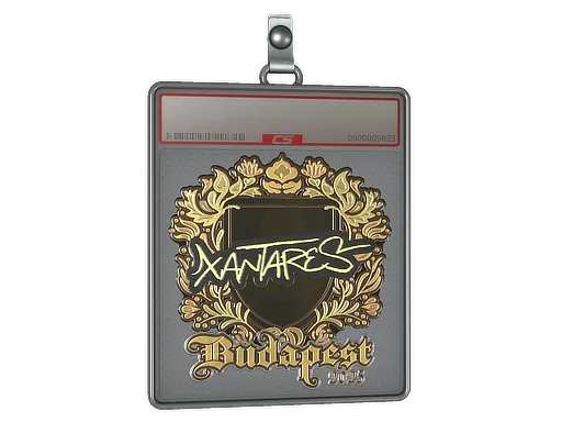 Sticker Slab | XANTARES (Gold) | Budapest 2025 - $ 230.00