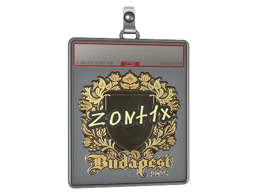 Sticker Slab | zont1x (Gold) | Budapest 2025 - $ 5.89