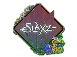 Sticker | slaxz- (Glitter) | Rio 2022 - $ 0.10