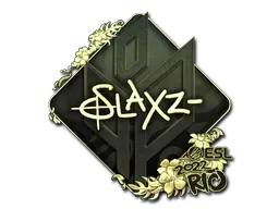 Sticker | slaxz- (Gold) | Rio 2022 - $ 3.85