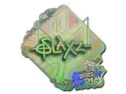 Sticker | slaxz- (Holo) | Rio 2022 - $ 0.77