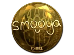 Sticker | smooya (Gold) | Katowice 2019 - $ 73.54