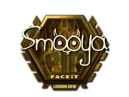 Sticker | smooya (Gold) | London 2018 - $ 1234.33