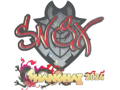 Sticker | Snax (Glitter) | Shanghai 2024 ``