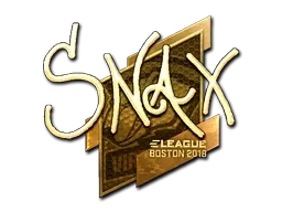 Sticker | Snax (Gold) | Boston 2018 - $ 977.57