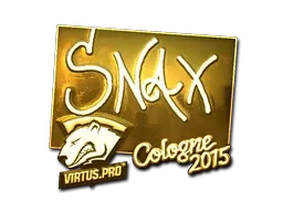 Sticker | Snax (Gold) | Cologne 2015 - $ 31.59