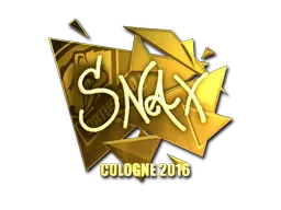 Sticker | Snax (Gold) | Cologne 2016 - $ 46.50