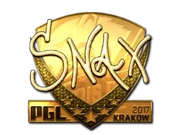 Sticker | Snax (Gold) | Krakow 2017 - $ 479.57