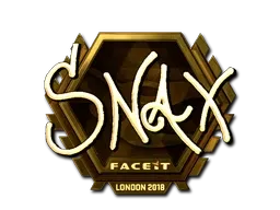Sticker | Snax (Gold) | London 2018 - $ 200.84