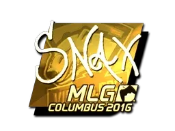 Sticker | Snax (Gold) | MLG Columbus 2016 - $ 27.17