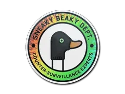 Sticker | Sneaky Beaky Dept. (Holo) - $ 1.20