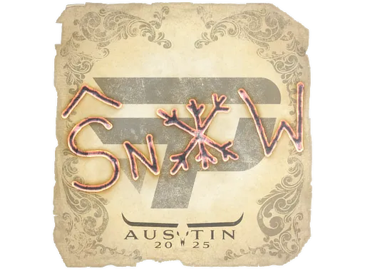 Sticker | snow | Austin 2025 - $ 0.03