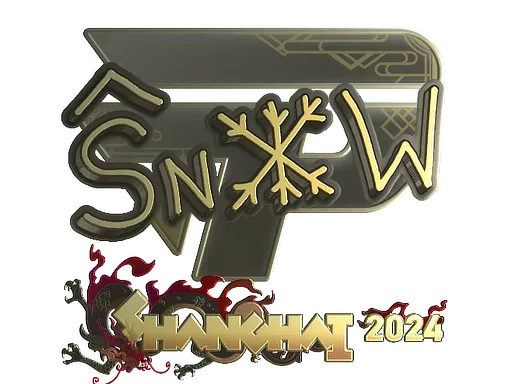 Sticker | snow (Gold) | Shanghai 2024 - $ 7.81
