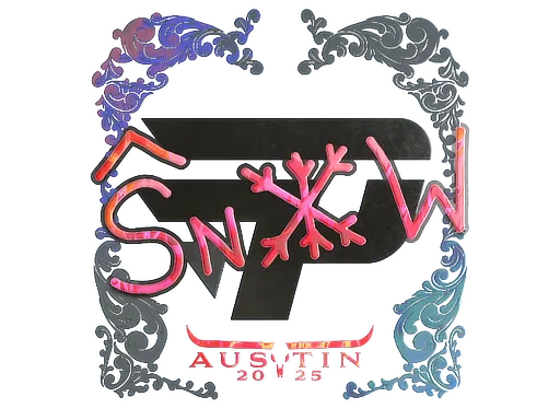 Sticker | snow (Holo) | Austin 2025 - $ 0.63