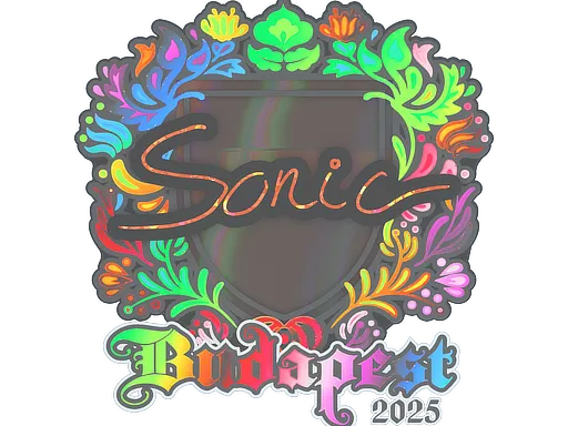Sticker | Sonic (Holo) | Budapest 2025 - $ 0.56