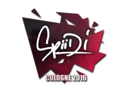 Sticker | Spiidi | Cologne 2016 - $ 3.62