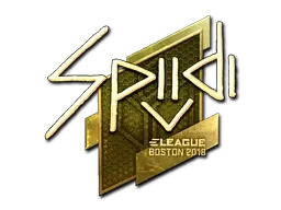 Sticker | Spiidi (Gold) | Boston 2018 - $ 977.57