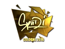 Sticker | Spiidi (Gold) | Cologne 2016 - $ 75.10