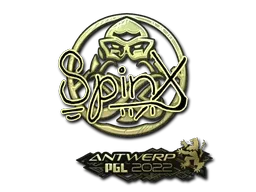 Sticker | Spinx (Gold) | Antwerp 2022 - $ 1.70