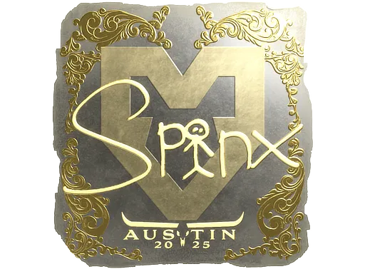 Sticker | Spinx (Gold) | Austin 2025 - $ 1.34