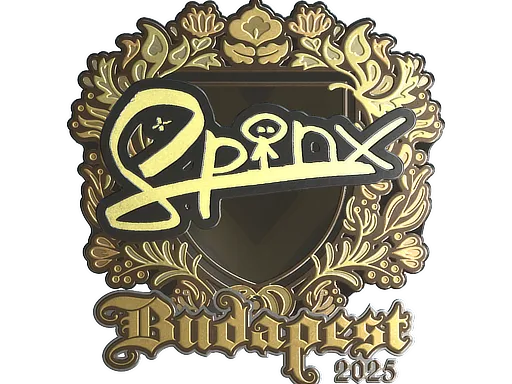 Sticker | Spinx (Gold) | Budapest 2025 - $ 1.16
