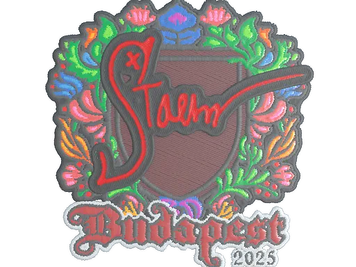 Sticker | Staehr (Embroidered) | Budapest 2025 - $ 0.04