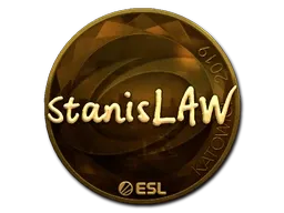 Sticker | stanislaw (Gold) | Katowice 2019 - $ 41.31