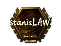 Sticker | stanislaw (Gold) | London 2018 - $ 297.41