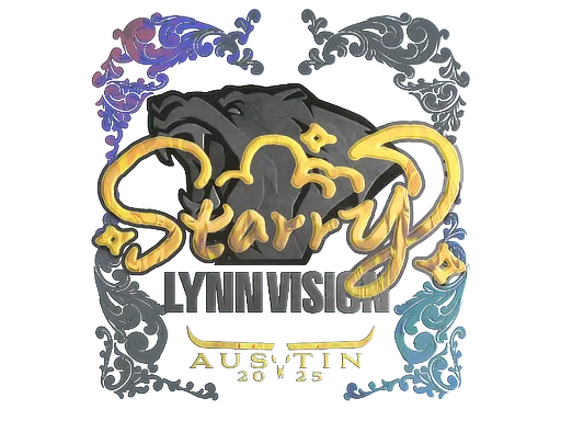 Sticker | Starry (Holo) | Austin 2025 - $ 2.09