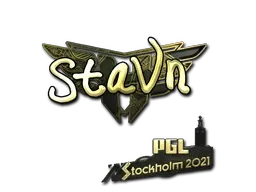 Sticker | stavn (Gold) | Stockholm 2021 - $ 3.62