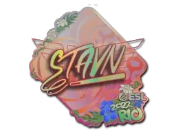 Sticker | stavn (Holo) | Rio 2022 - $ 0.54