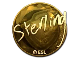 Sticker | sterling (Gold) | Katowice 2019 - $ 30.57