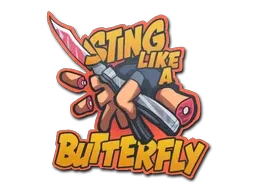 Sticker | Sting Like A Butterfly - $ 0.05