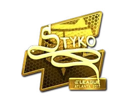 Sticker | STYKO (Gold) | Atlanta 2017 - $ 101.52